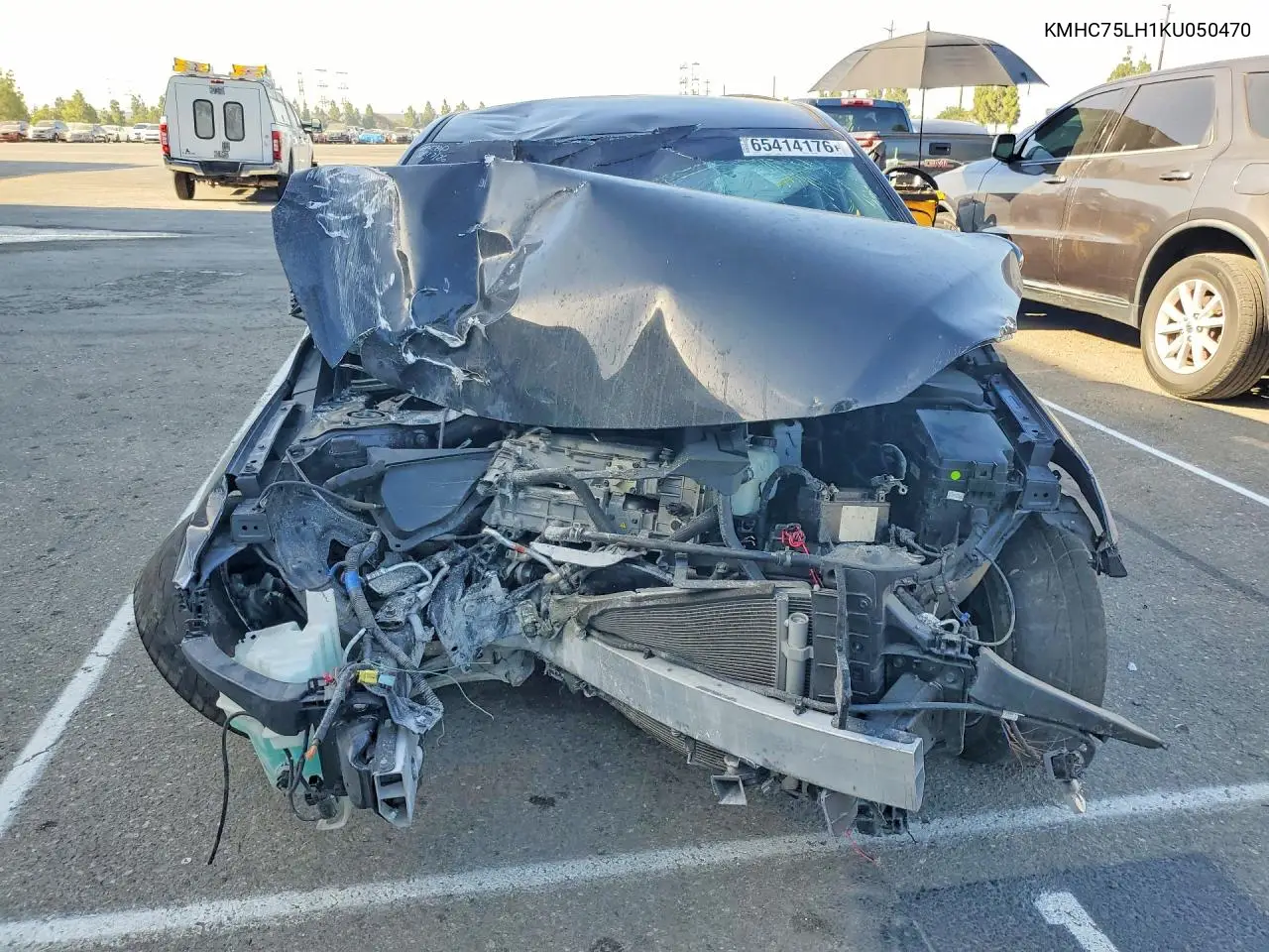 2019 HYUNDAI IONIQ VIN KMHC75LH1KU050470 — фото 5