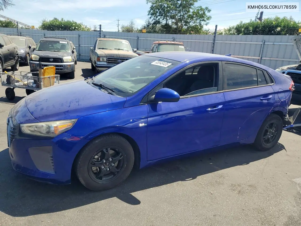 HYUNDAI IONIQ 2019, VIN KMHC65LC0KU178559