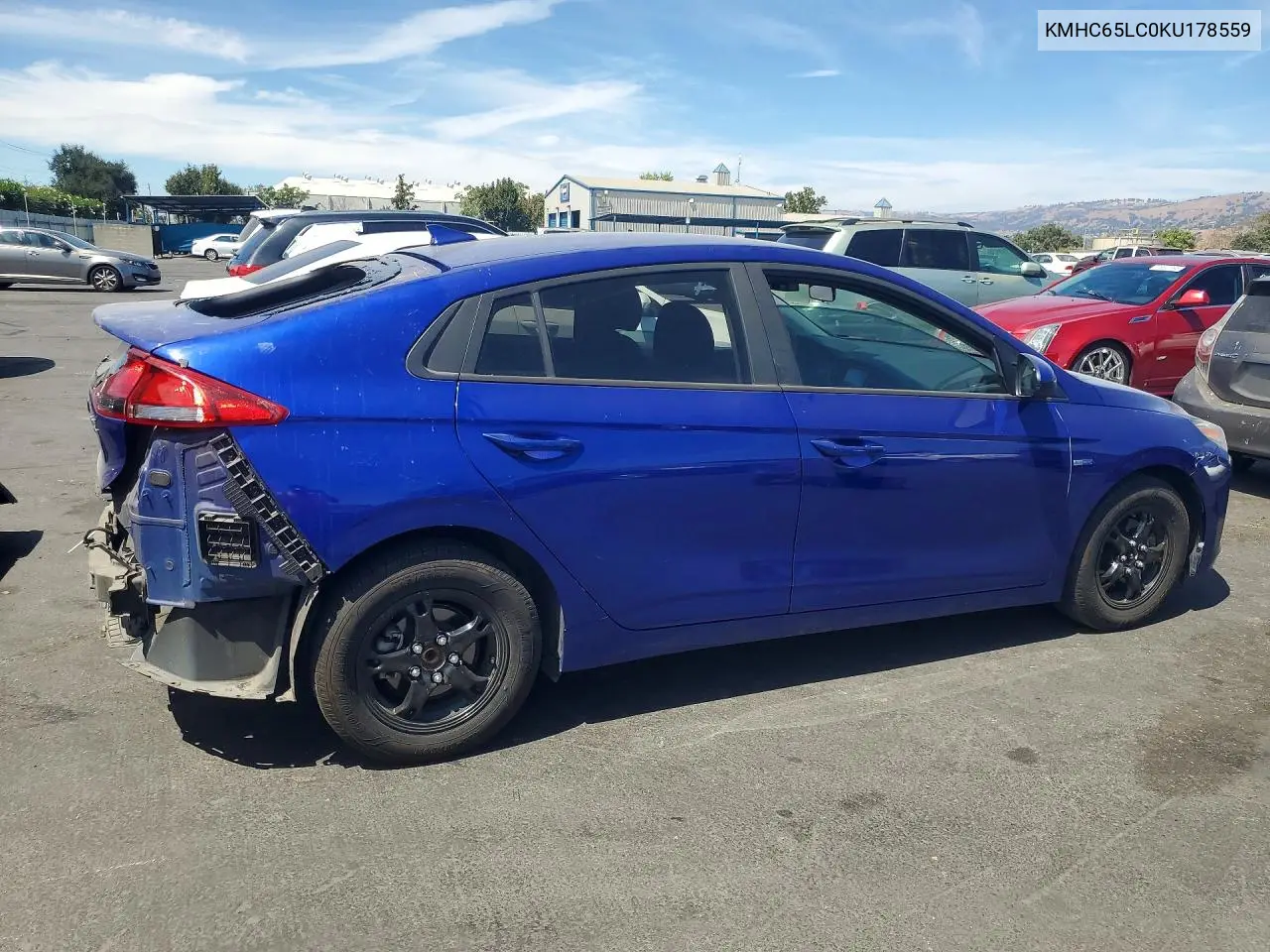 2019 HYUNDAI IONIQ VIN KMHC65LC0KU178559 — фото 3