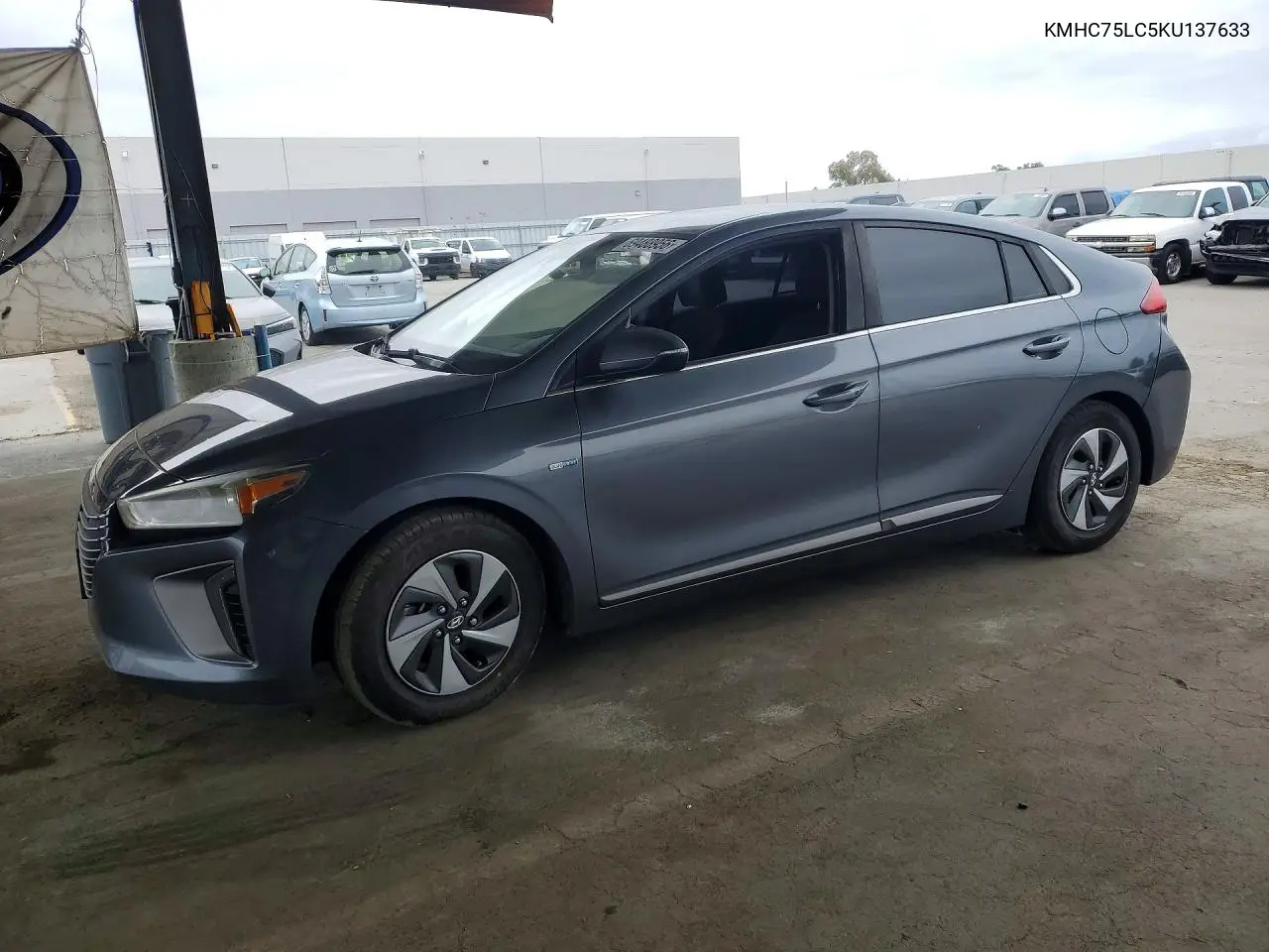 HYUNDAI IONIQ 2019, VIN KMHC75LC5KU137633