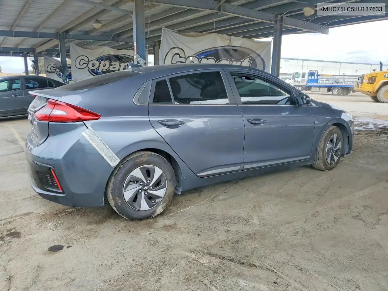 2019 HYUNDAI IONIQ VIN KMHC75LC5KU137633 — фото 3