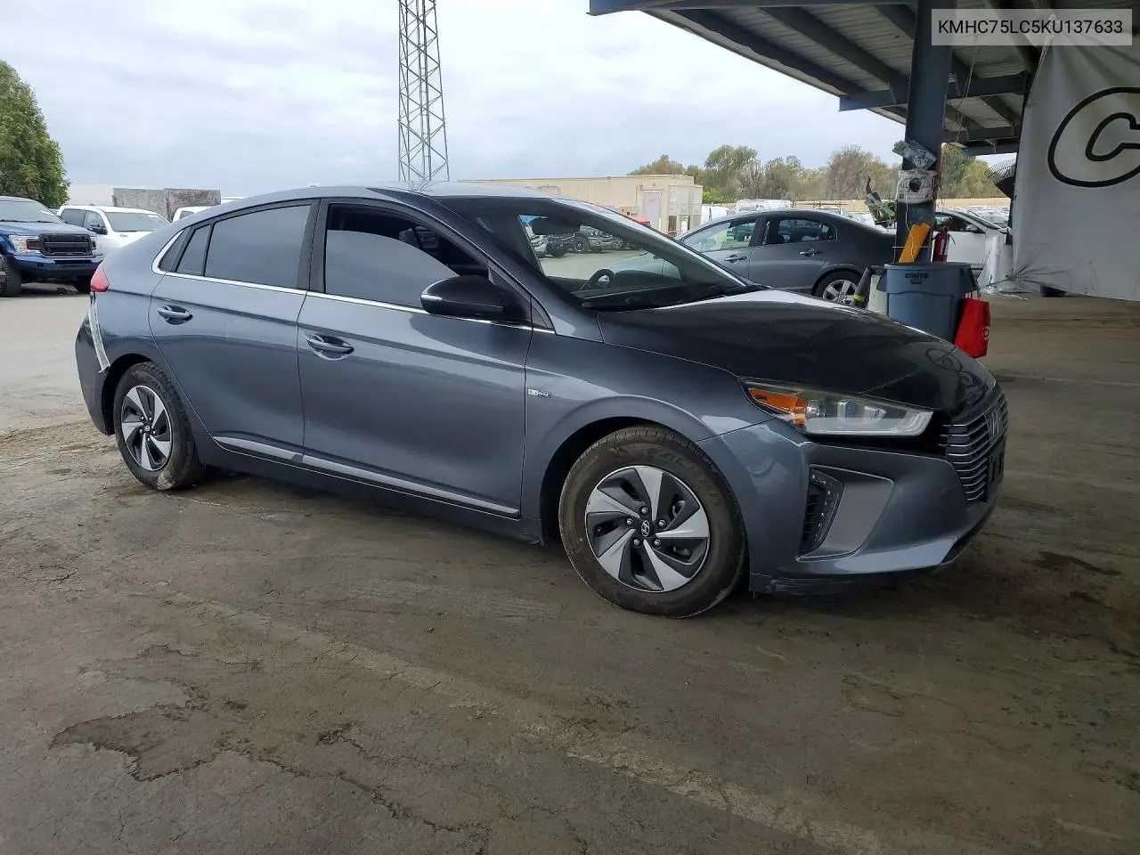 2019 HYUNDAI IONIQ VIN KMHC75LC5KU137633 — фото 4