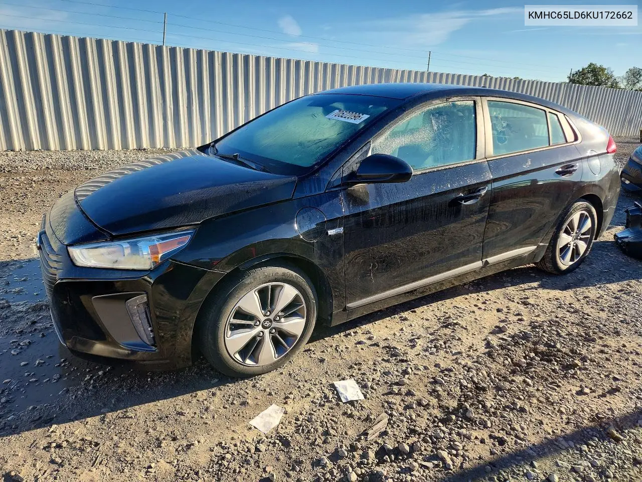 HYUNDAI IONIQ 2019, VIN KMHC65LD6KU172662