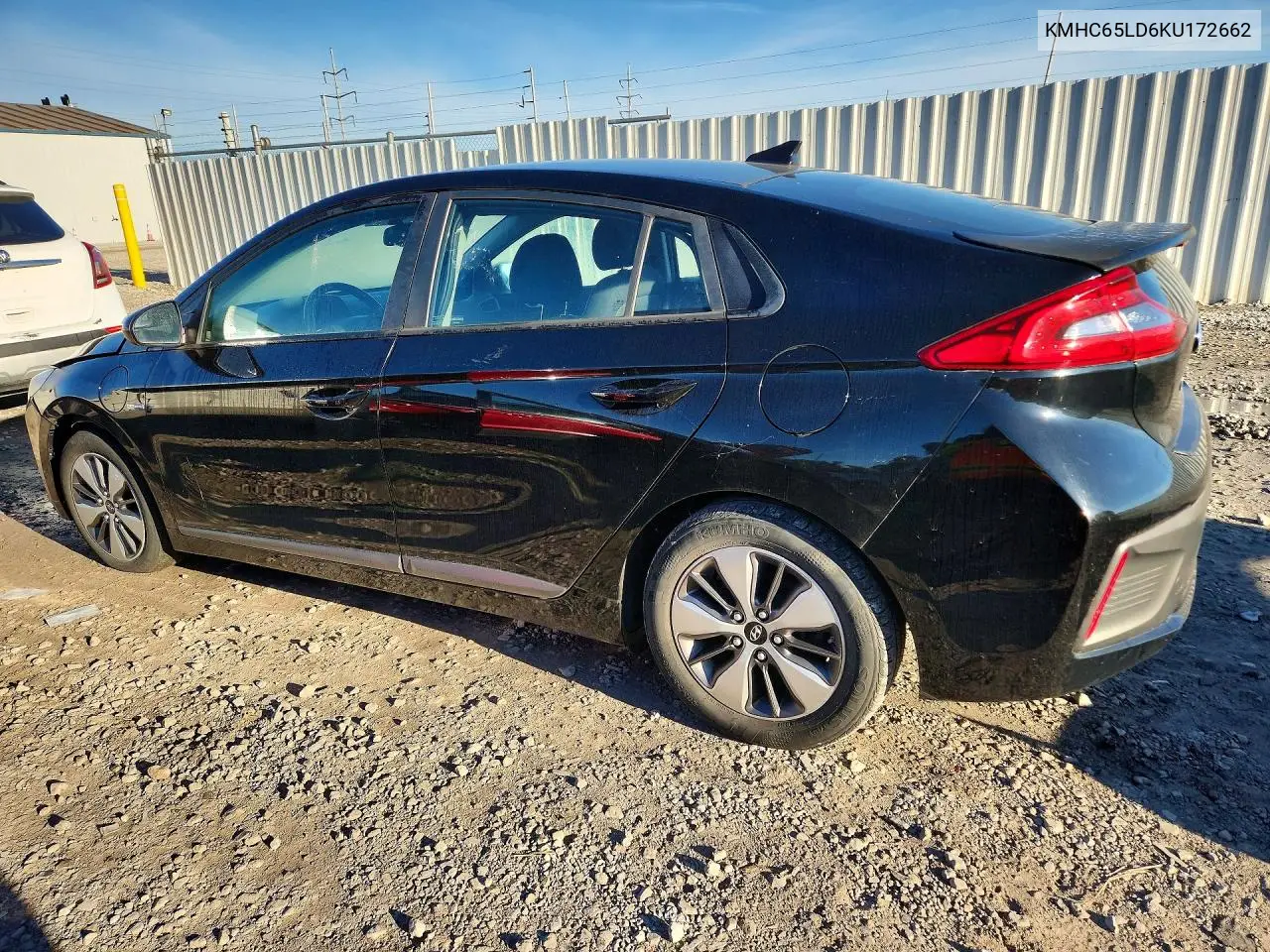 2019 HYUNDAI IONIQ VIN KMHC65LD6KU172662 — фото 2