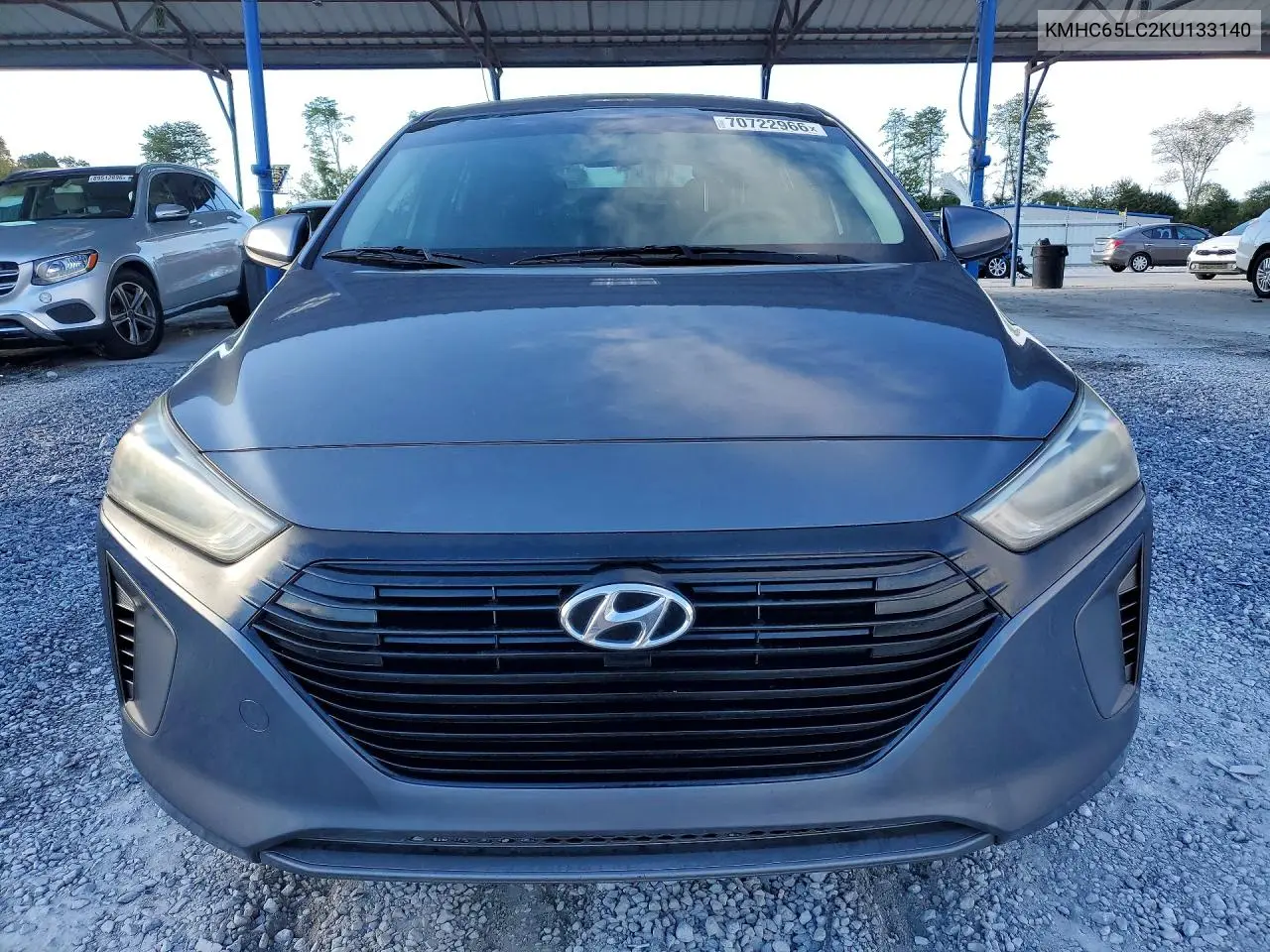 2019 HYUNDAI IONIQ VIN KMHC65LC2KU133140 — фото 5