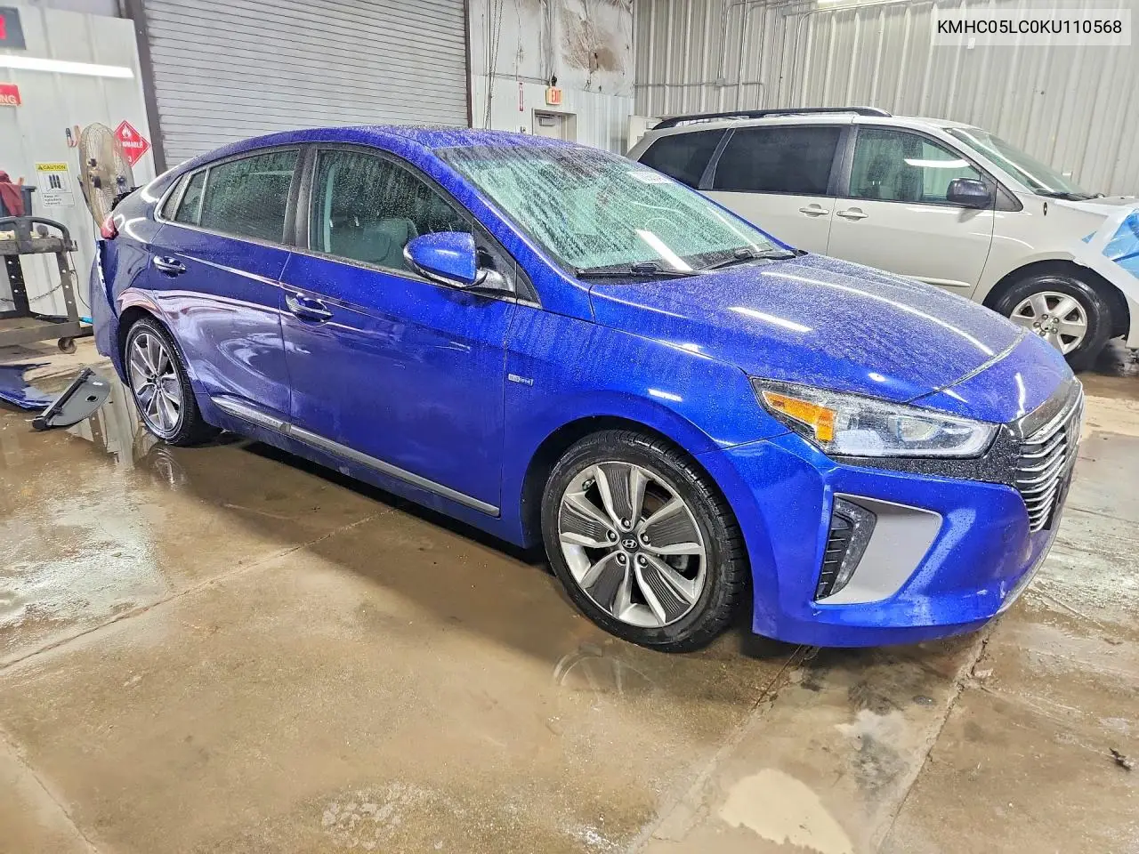 2019 HYUNDAI IONIQ VIN KMHC05LC0KU110568 — фото 4