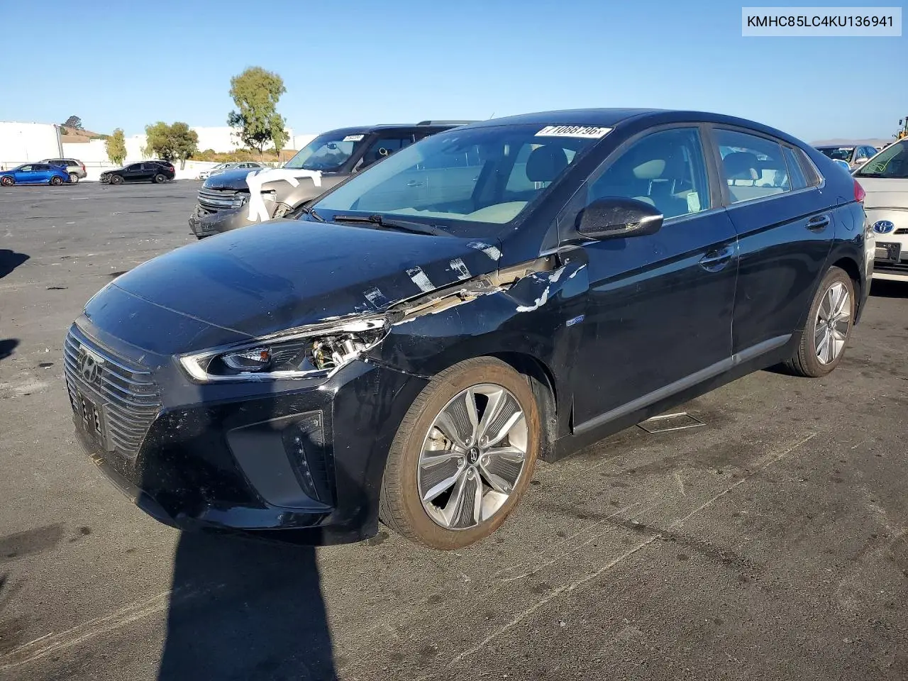 HYUNDAI IONIQ 2019, VIN KMHC85LC4KU136941