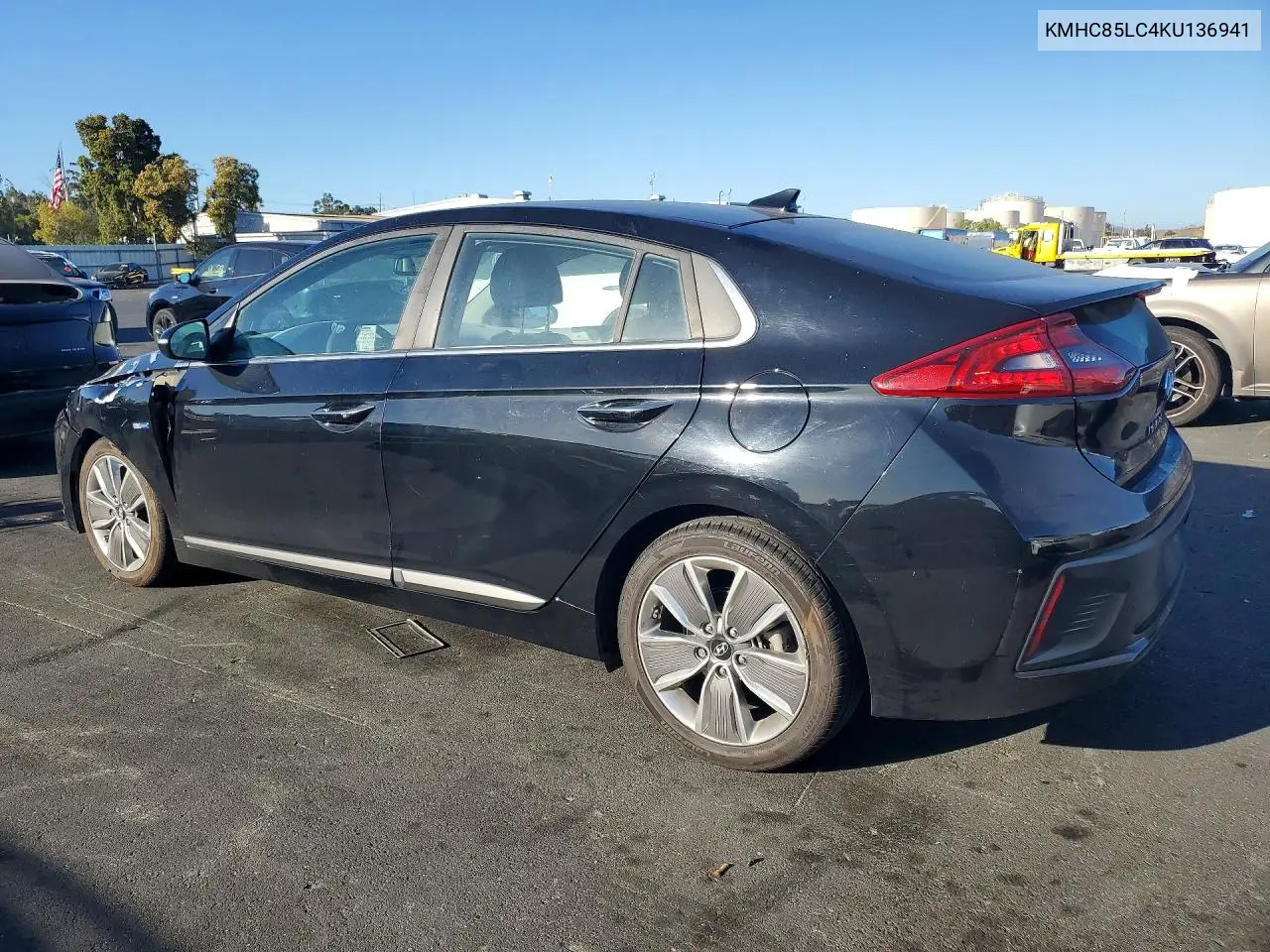2019 HYUNDAI IONIQ VIN KMHC85LC4KU136941 — фото 2