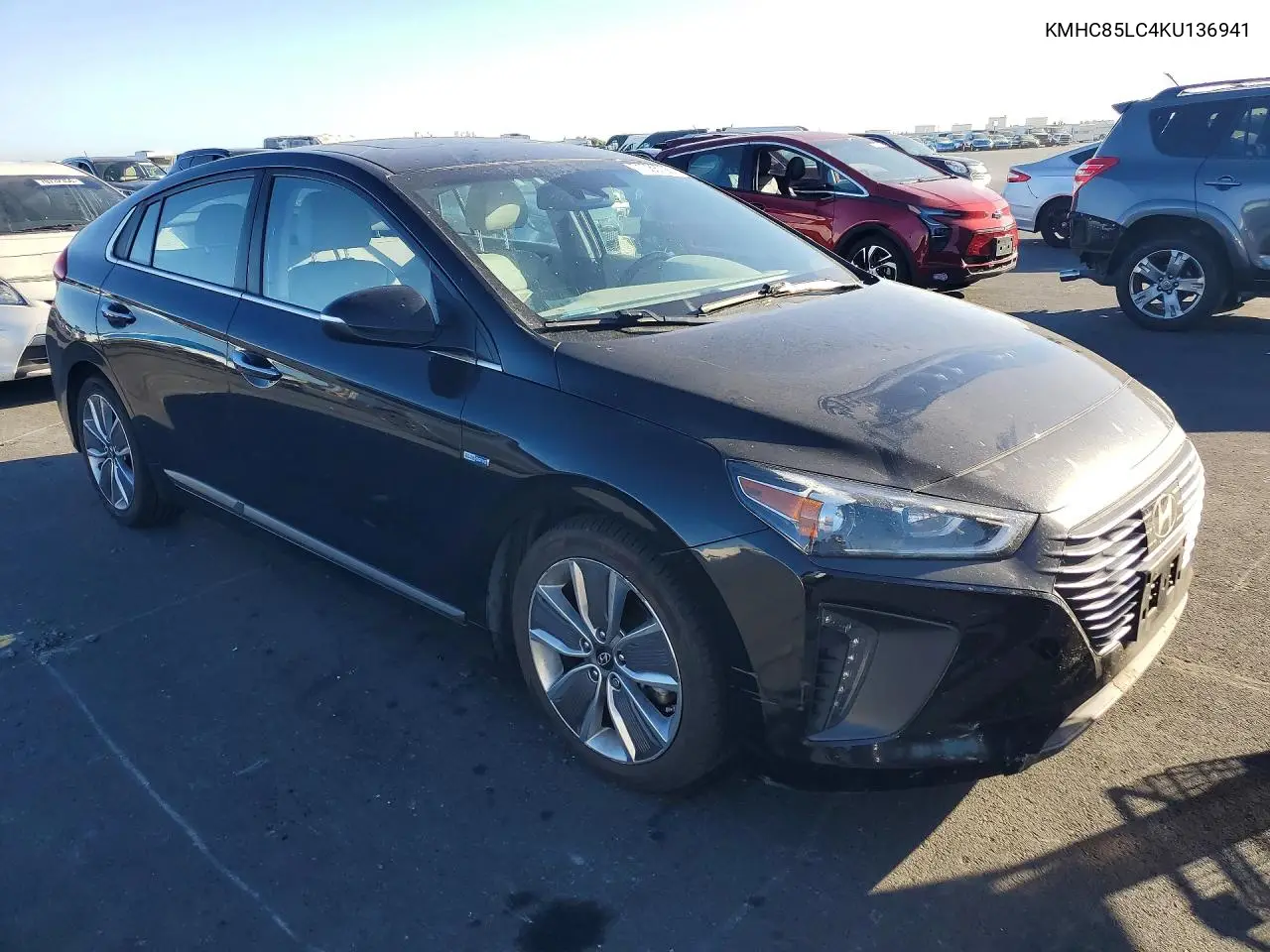 2019 HYUNDAI IONIQ VIN KMHC85LC4KU136941 — фото 4