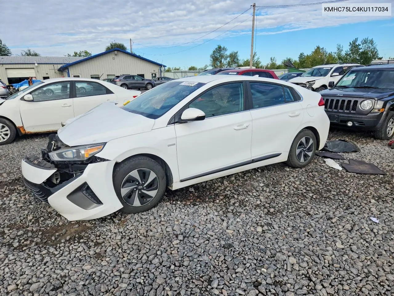 HYUNDAI IONIQ 2019, VIN KMHC75LC4KU117034