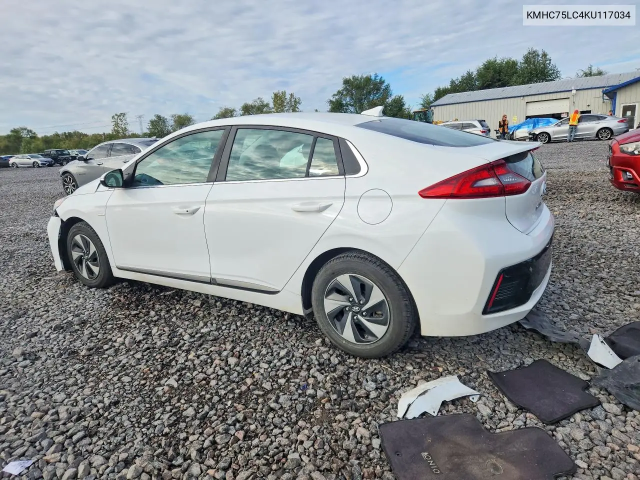 2019 HYUNDAI IONIQ VIN KMHC75LC4KU117034 — фото 2