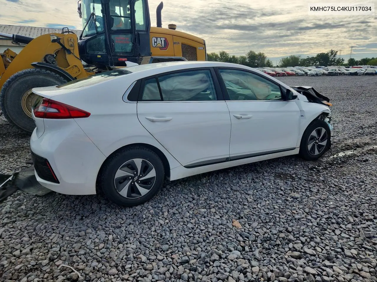 2019 HYUNDAI IONIQ VIN KMHC75LC4KU117034 — фото 3