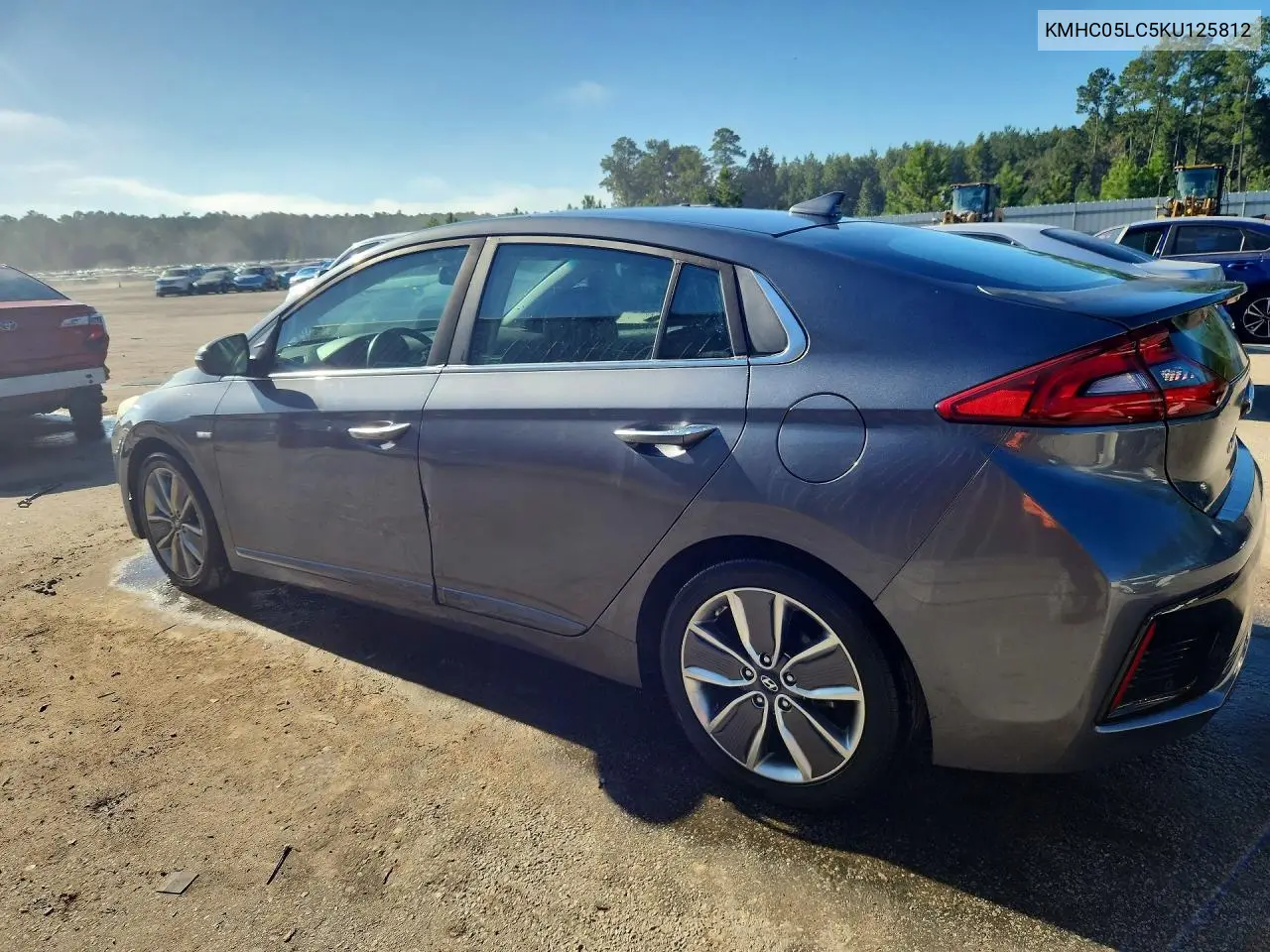 2019 HYUNDAI IONIQ VIN KMHC05LC5KU125812 — фото 2