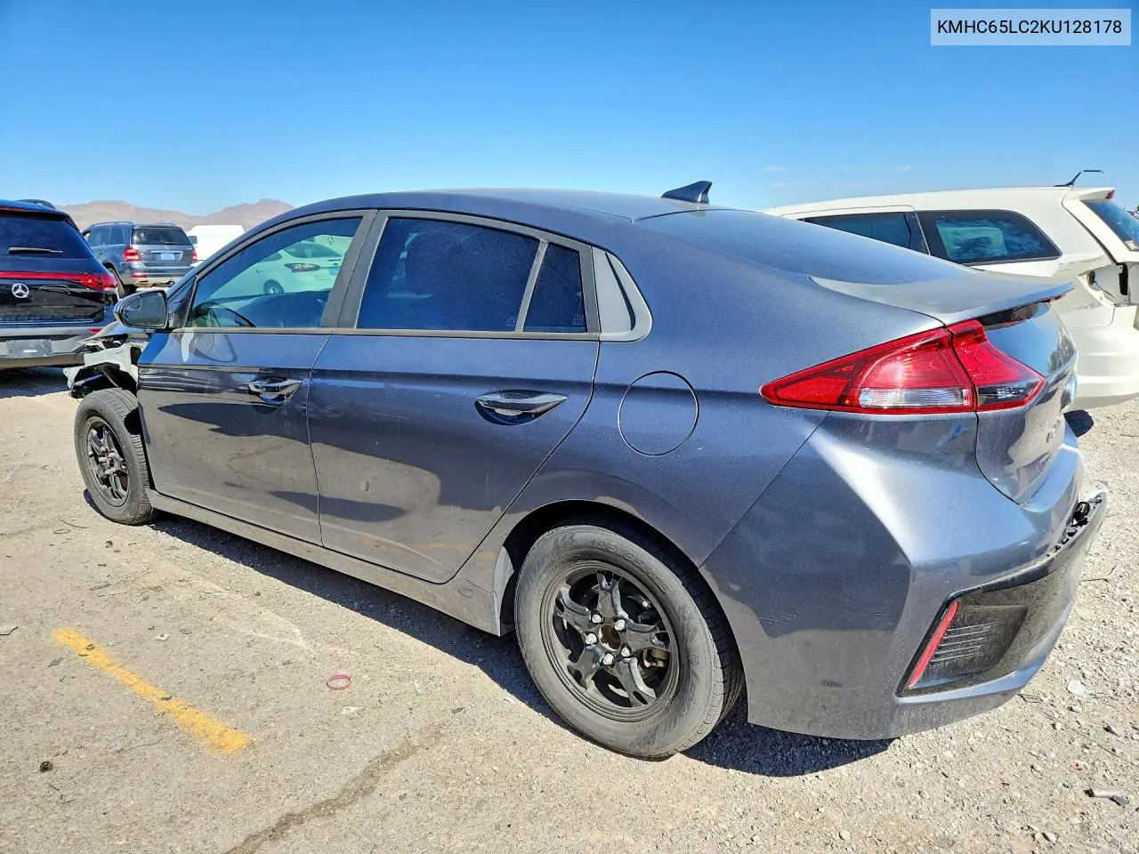 2019 HYUNDAI IONIQ VIN KMHC65LC2KU128178 — фото 2