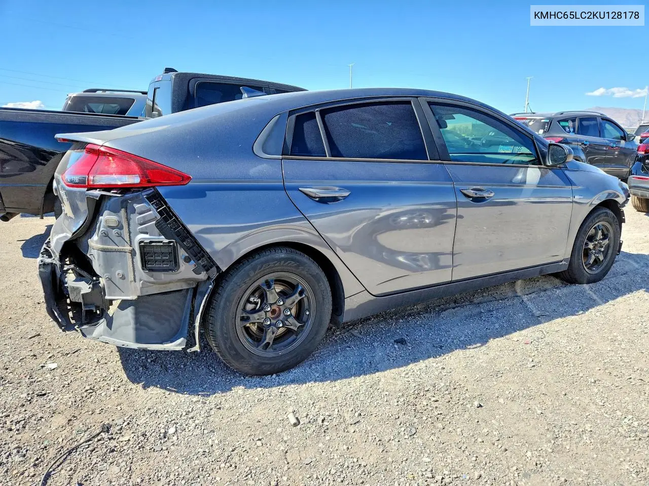 2019 HYUNDAI IONIQ VIN KMHC65LC2KU128178 — фото 3