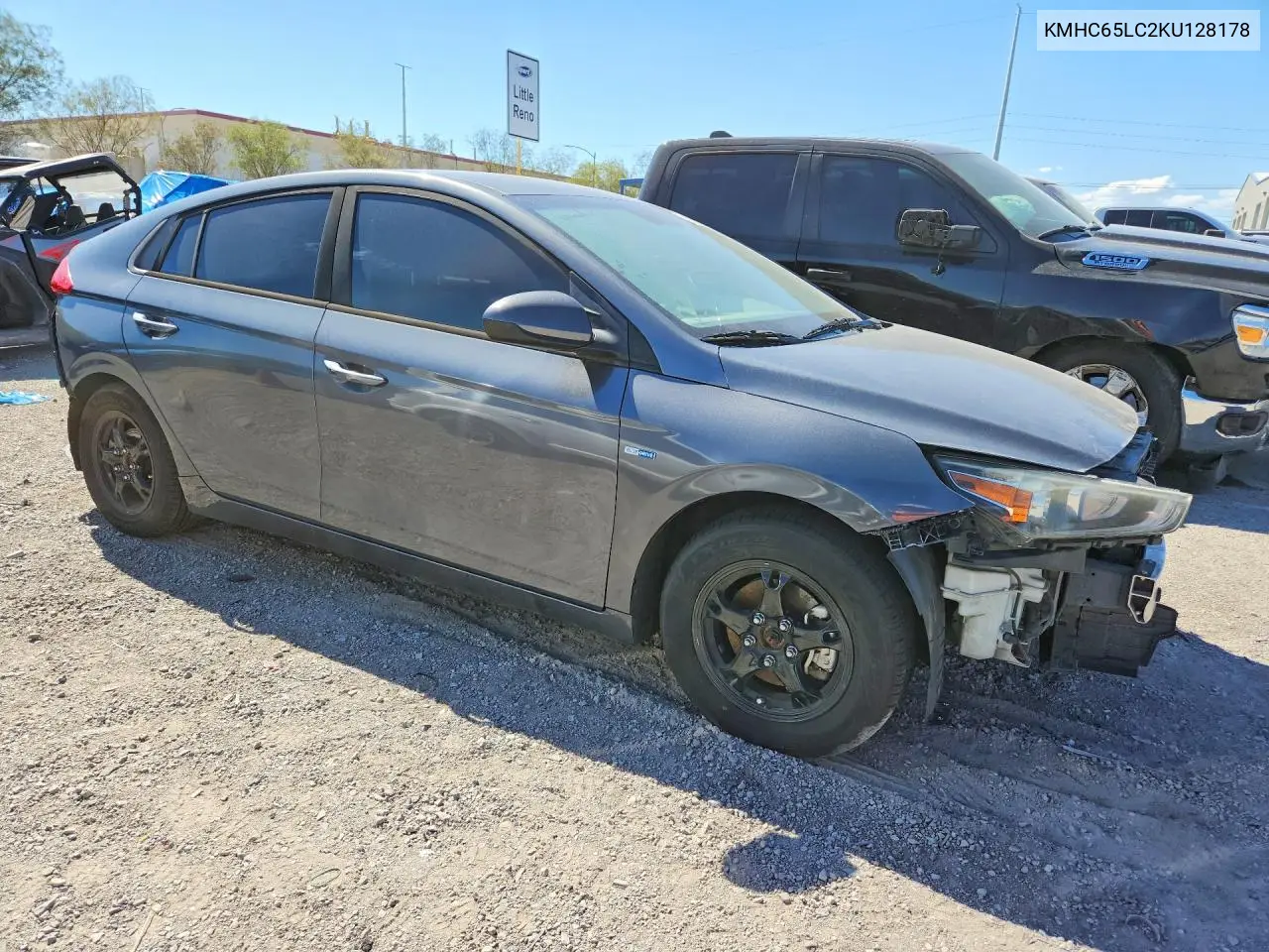 2019 HYUNDAI IONIQ VIN KMHC65LC2KU128178 — фото 4