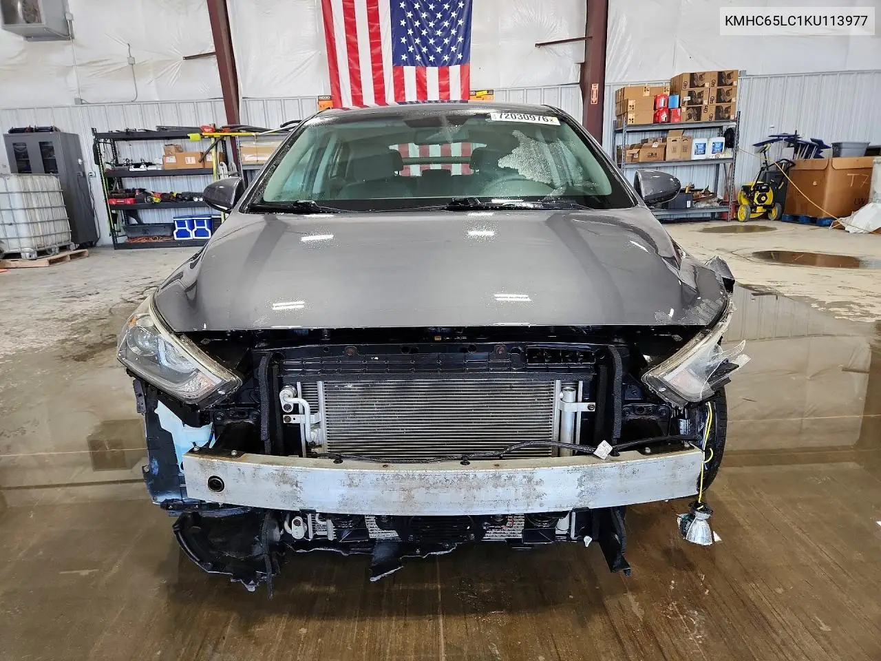 2019 HYUNDAI IONIQ VIN KMHC65LC1KU113977 — фото 5