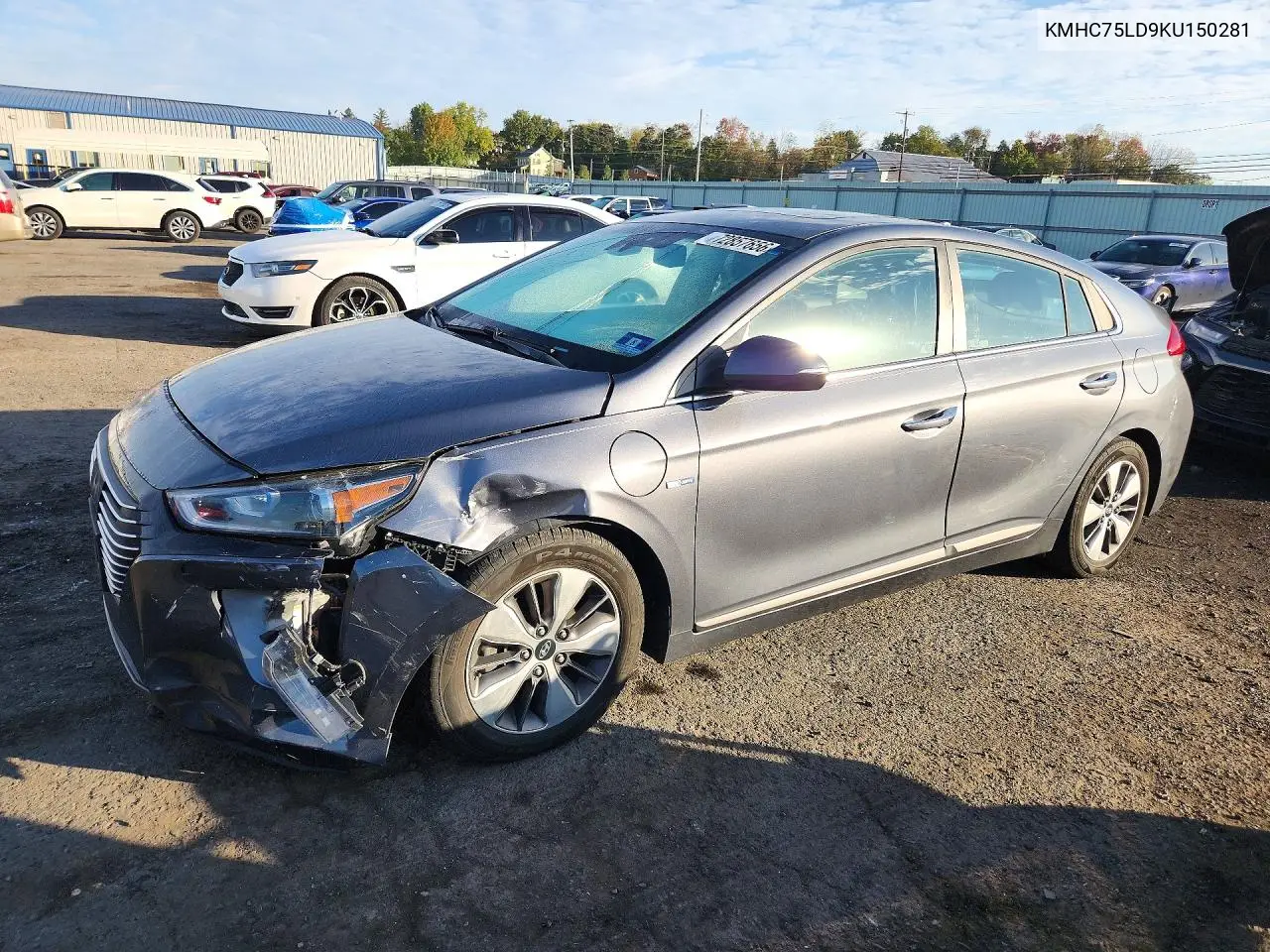 HYUNDAI IONIQ 2019, VIN KMHC75LD9KU150281