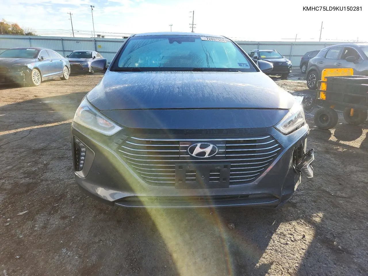 2019 HYUNDAI IONIQ VIN KMHC75LD9KU150281 — фото 5