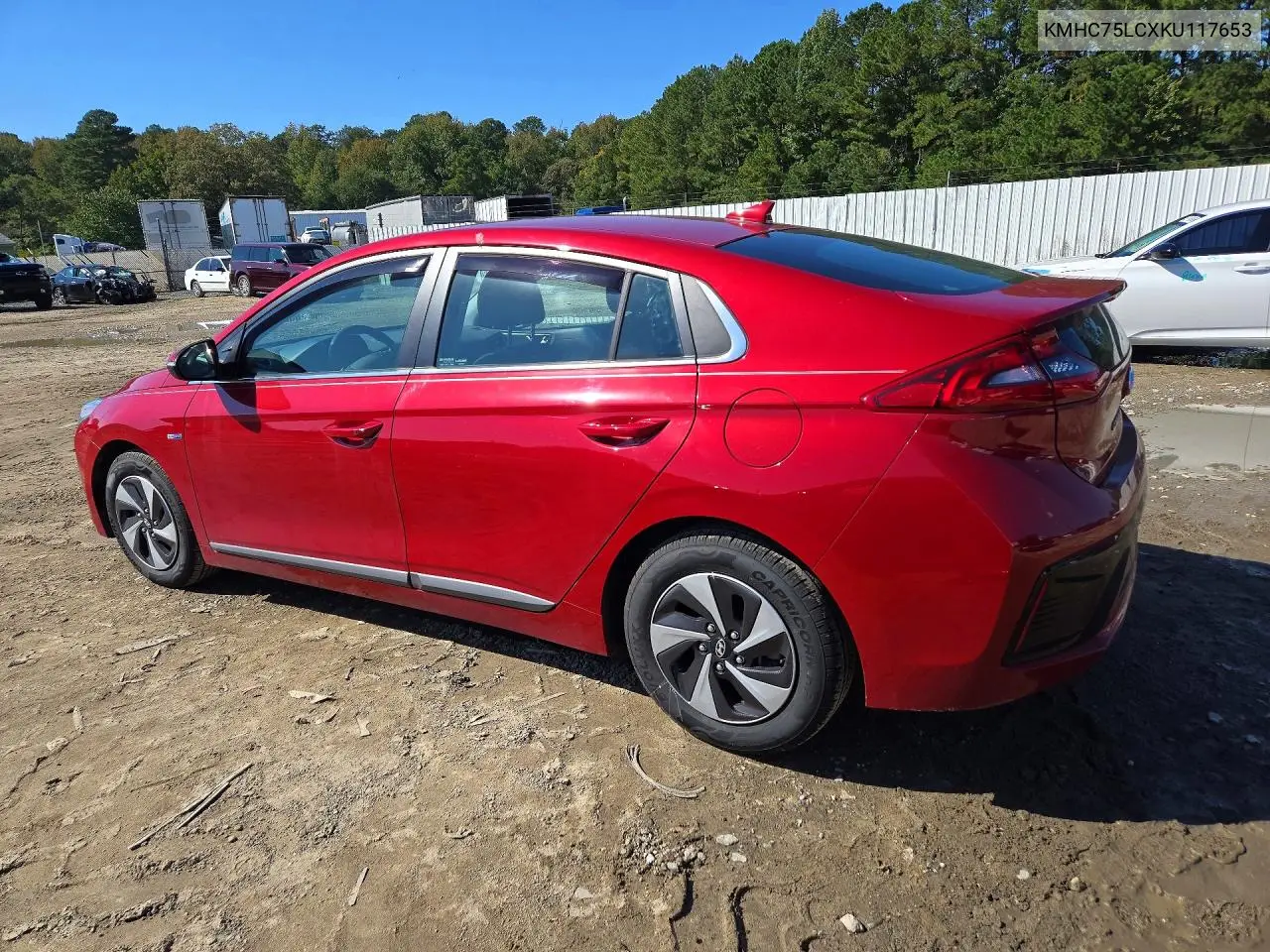 2019 HYUNDAI IONIQ VIN KMHC75LCXKU117653 — фото 2