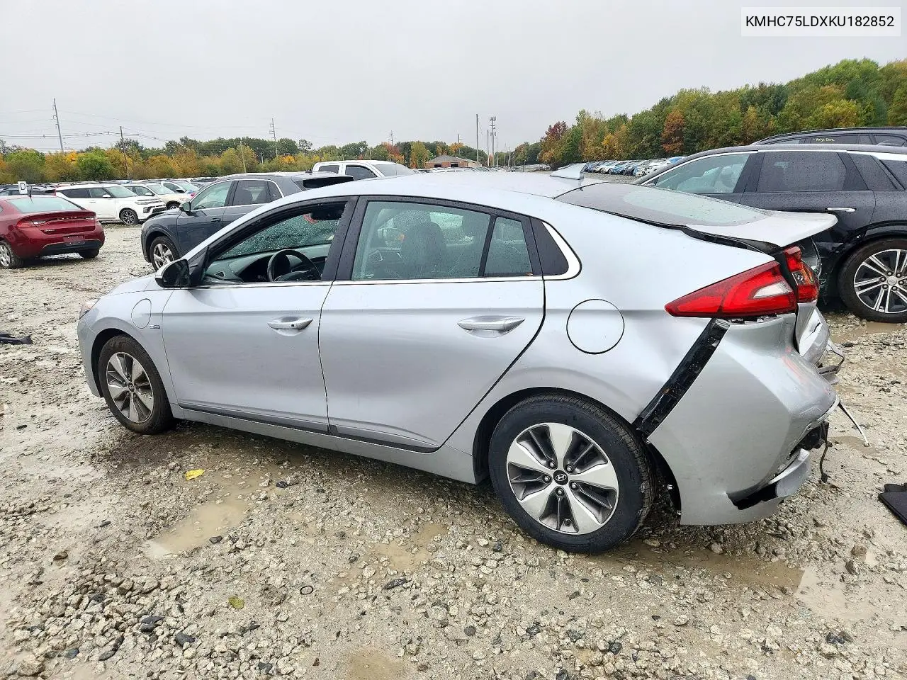 2019 HYUNDAI IONIQ VIN KMHC75LDXKU182852 — фото 2