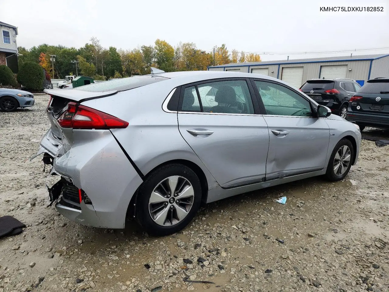 2019 HYUNDAI IONIQ VIN KMHC75LDXKU182852 — фото 3