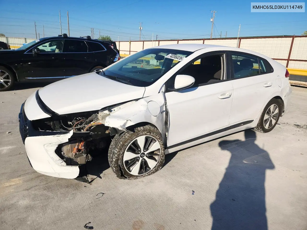 HYUNDAI IONIQ 2019, VIN KMHC65LD3KU114749