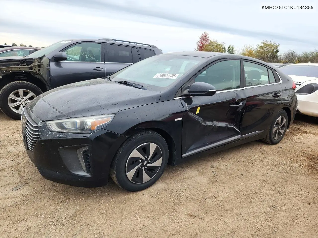 HYUNDAI IONIQ 2019, VIN KMHC75LC1KU134356