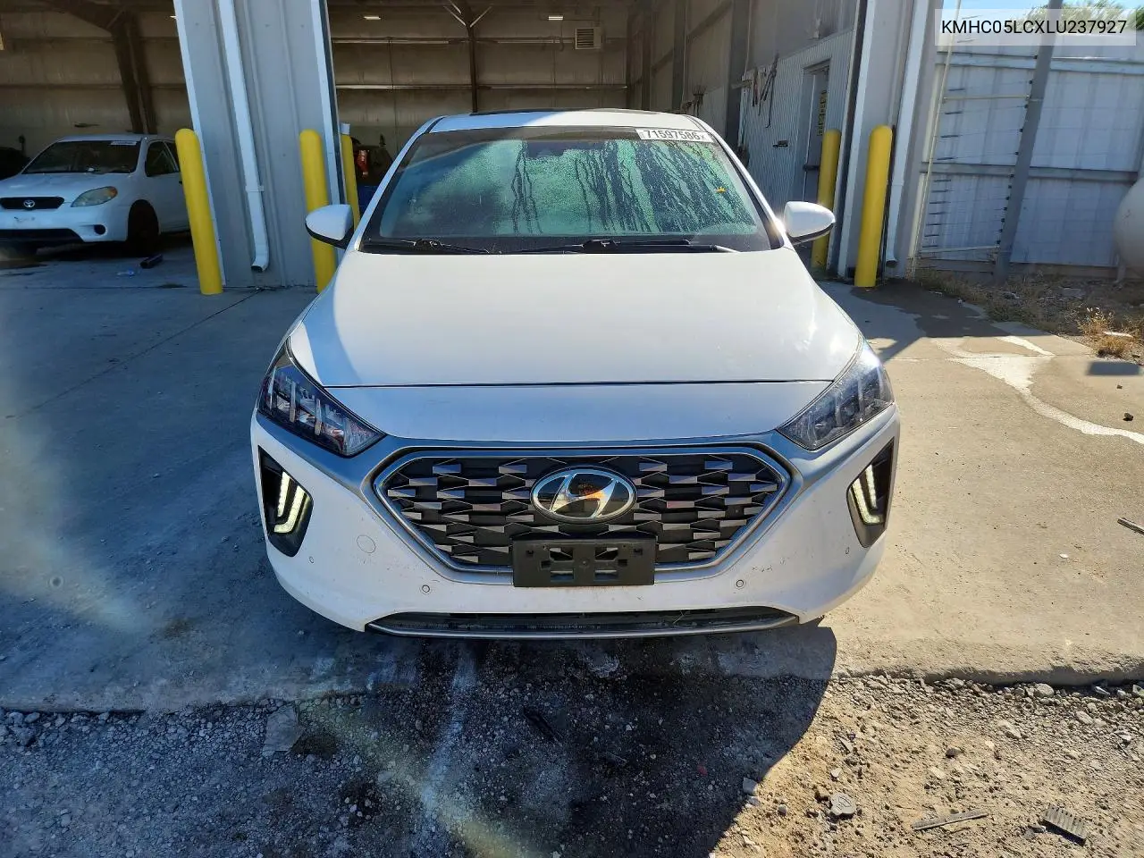 2020 HYUNDAI IONIQ VIN KMHC05LCXLU237927 — фото 5