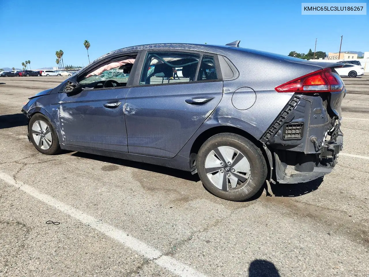 2020 HYUNDAI IONIQ VIN KMHC65LC3LU186267 — фото 2