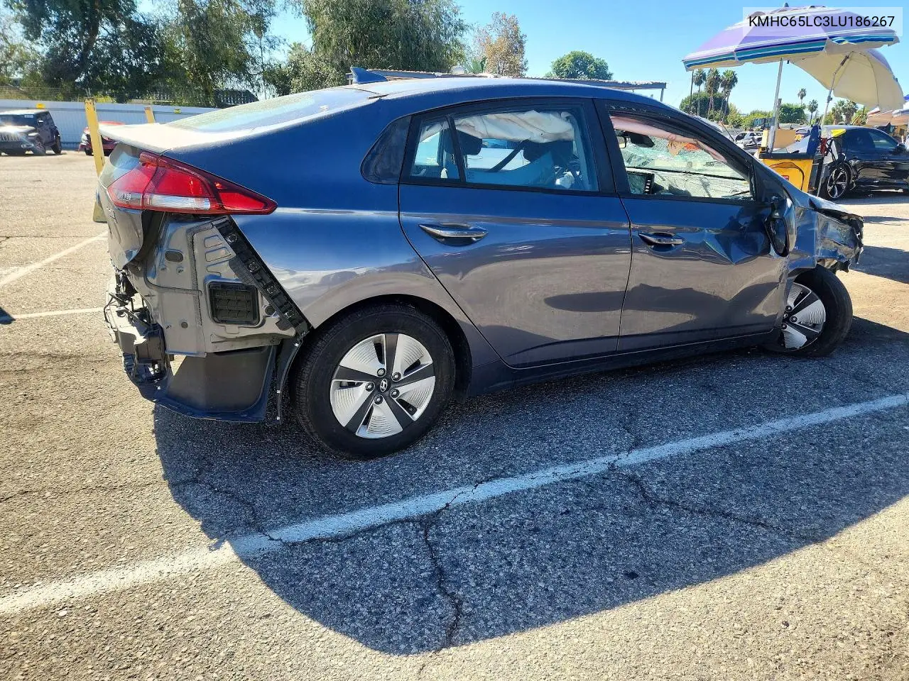2020 HYUNDAI IONIQ VIN KMHC65LC3LU186267 — фото 3