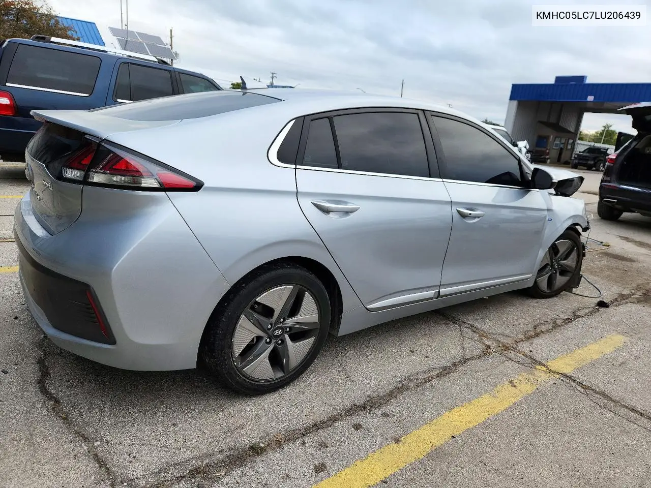 2020 HYUNDAI IONIQ VIN KMHC05LC7LU206439 — фото 3