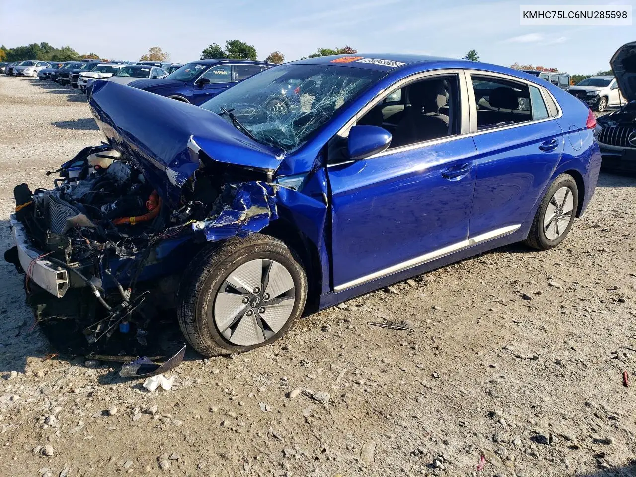 HYUNDAI IONIQ 2022, VIN KMHC75LC6NU285598