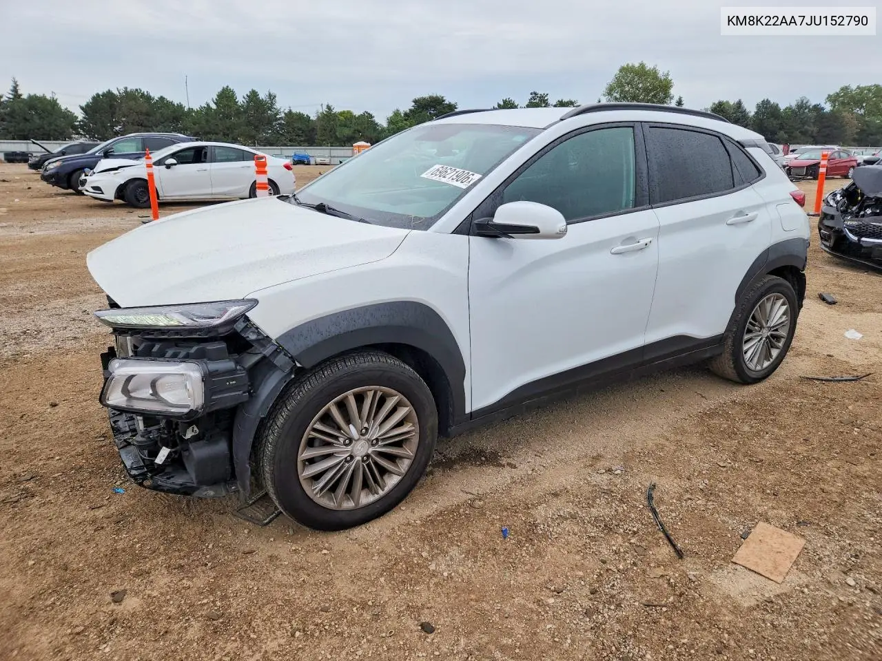 HYUNDAI KONA 2018, VIN KM8K22AA7JU152790
