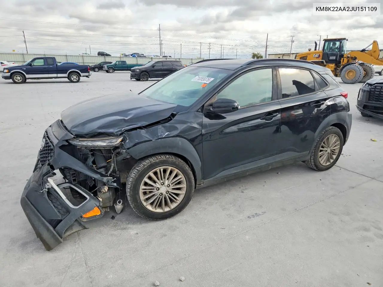 HYUNDAI KONA 2018, VIN KM8K22AA2JU151109