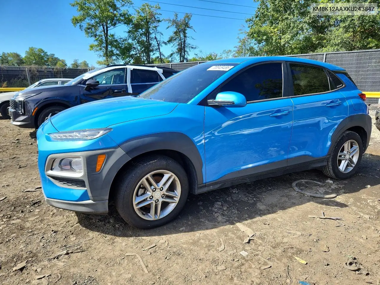HYUNDAI KONA 2019, VIN KM8K12AAXKU243847