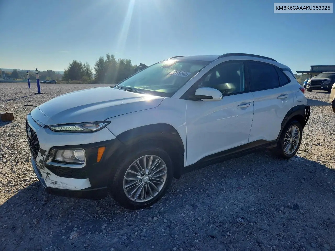 HYUNDAI KONA 2019, VIN KM8K6CAA4KU353025