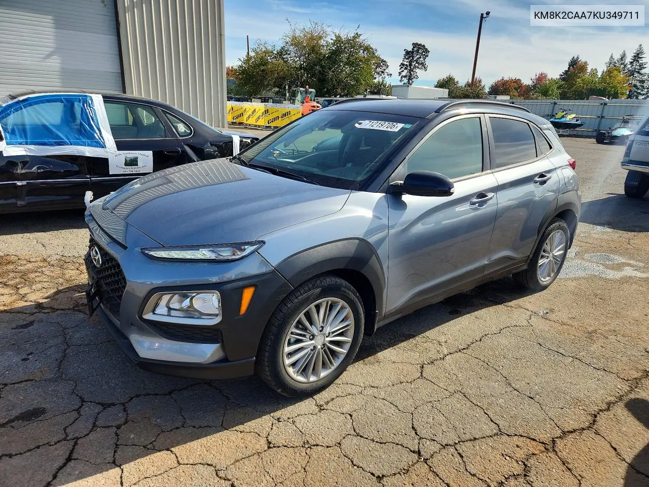 HYUNDAI KONA 2019, VIN KM8K2CAA7KU349711