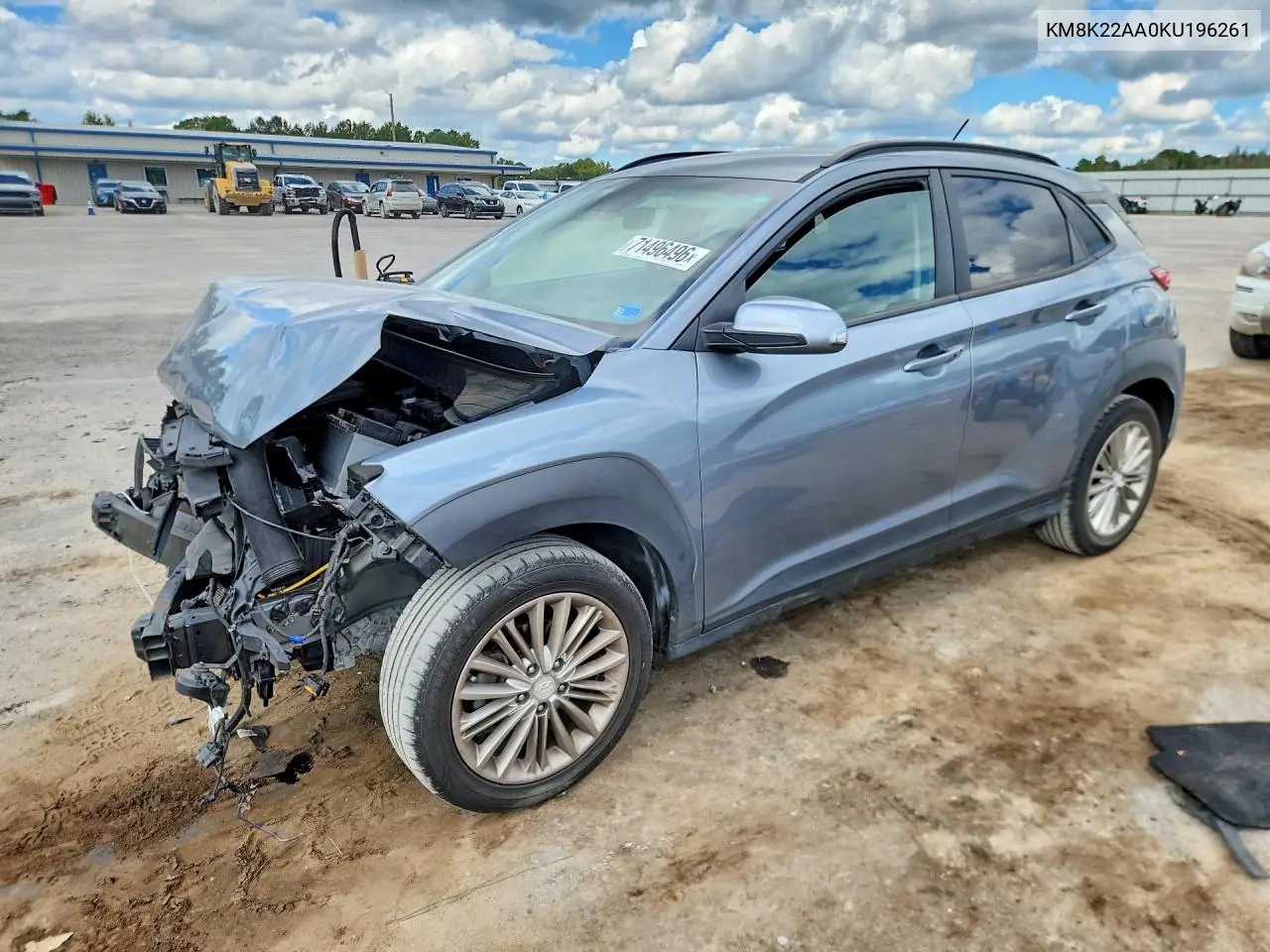 HYUNDAI KONA 2019, VIN KM8K22AA0KU196261