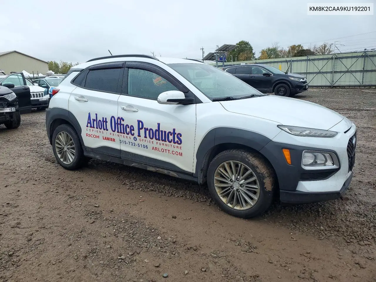 2019 HYUNDAI KONA VIN KM8K2CAA9KU192201 — фото 4