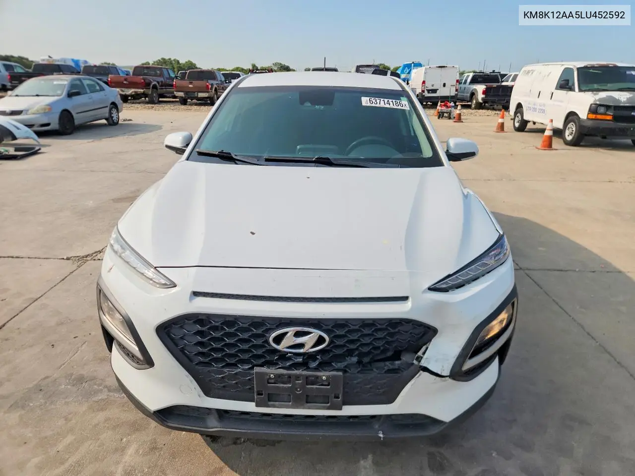 2020 HYUNDAI KONA VIN KM8K12AA5LU452592 — фото 5
