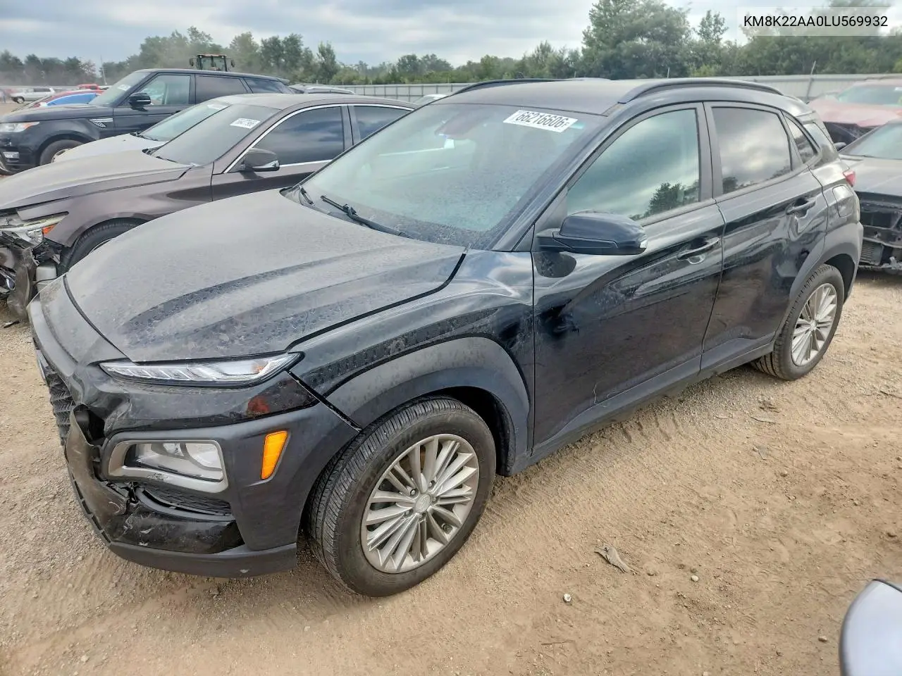 HYUNDAI KONA 2020, VIN KM8K22AA0LU569932