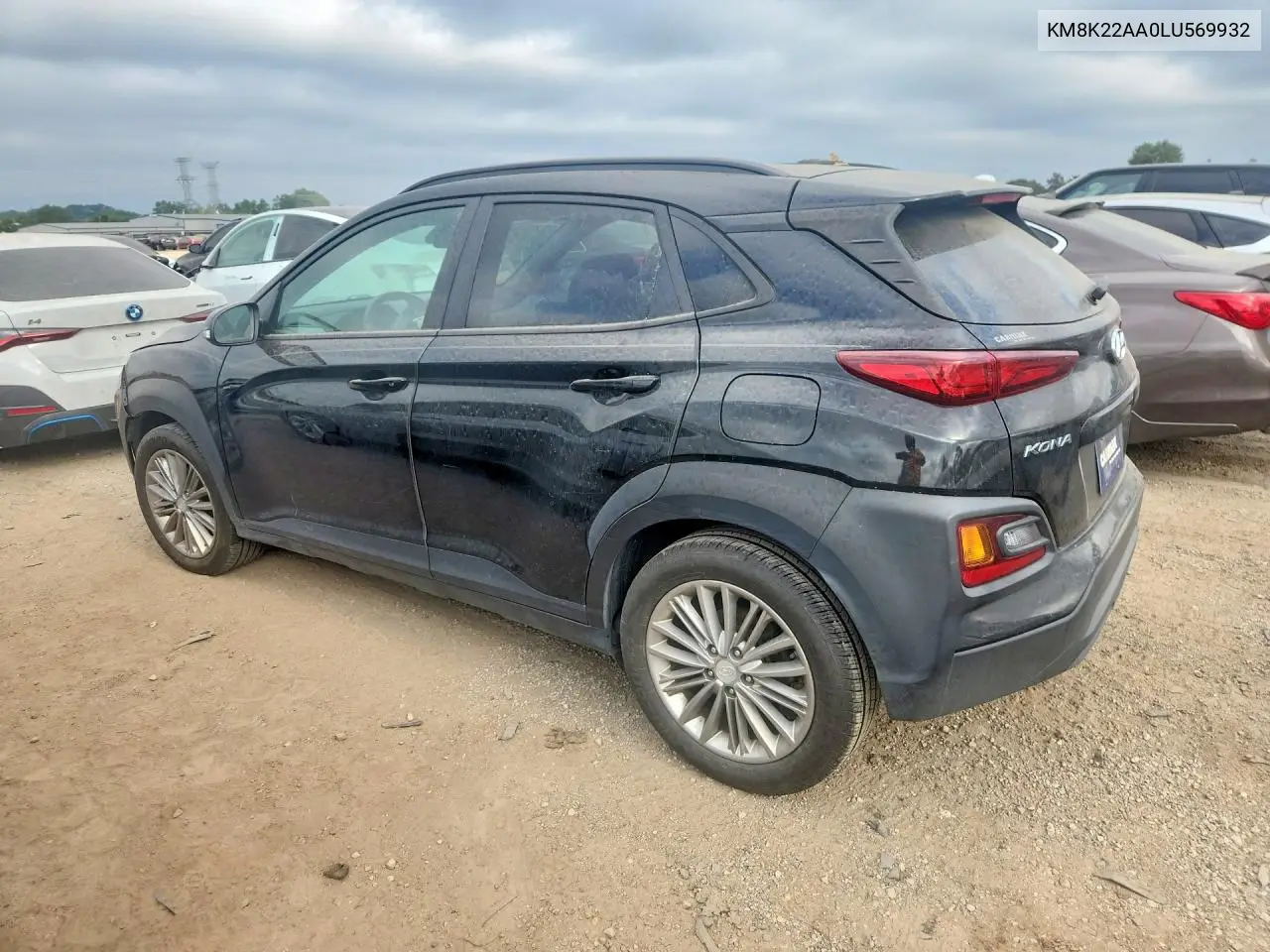 2020 HYUNDAI KONA VIN KM8K22AA0LU569932 — фото 2