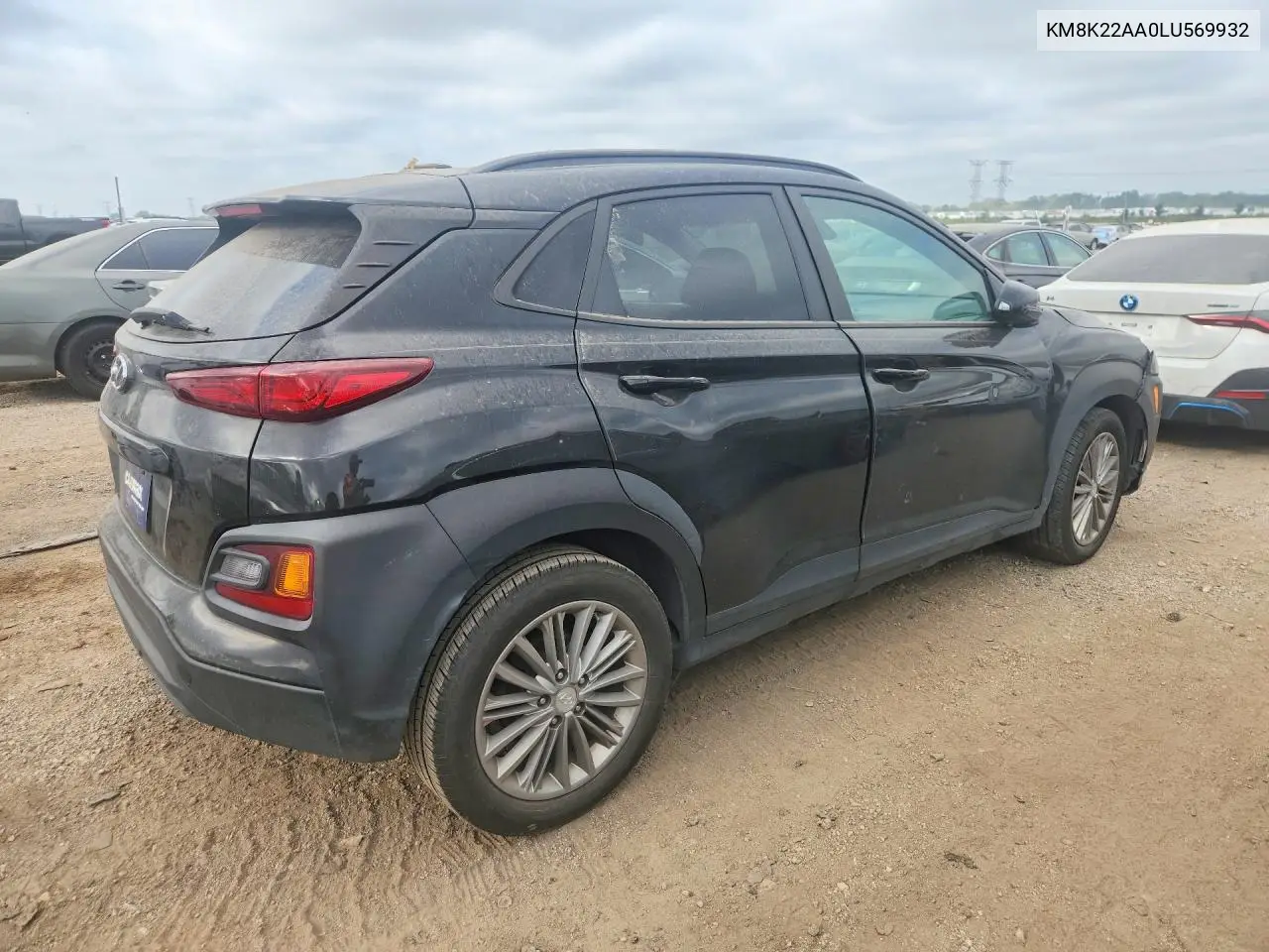 2020 HYUNDAI KONA VIN KM8K22AA0LU569932 — фото 3