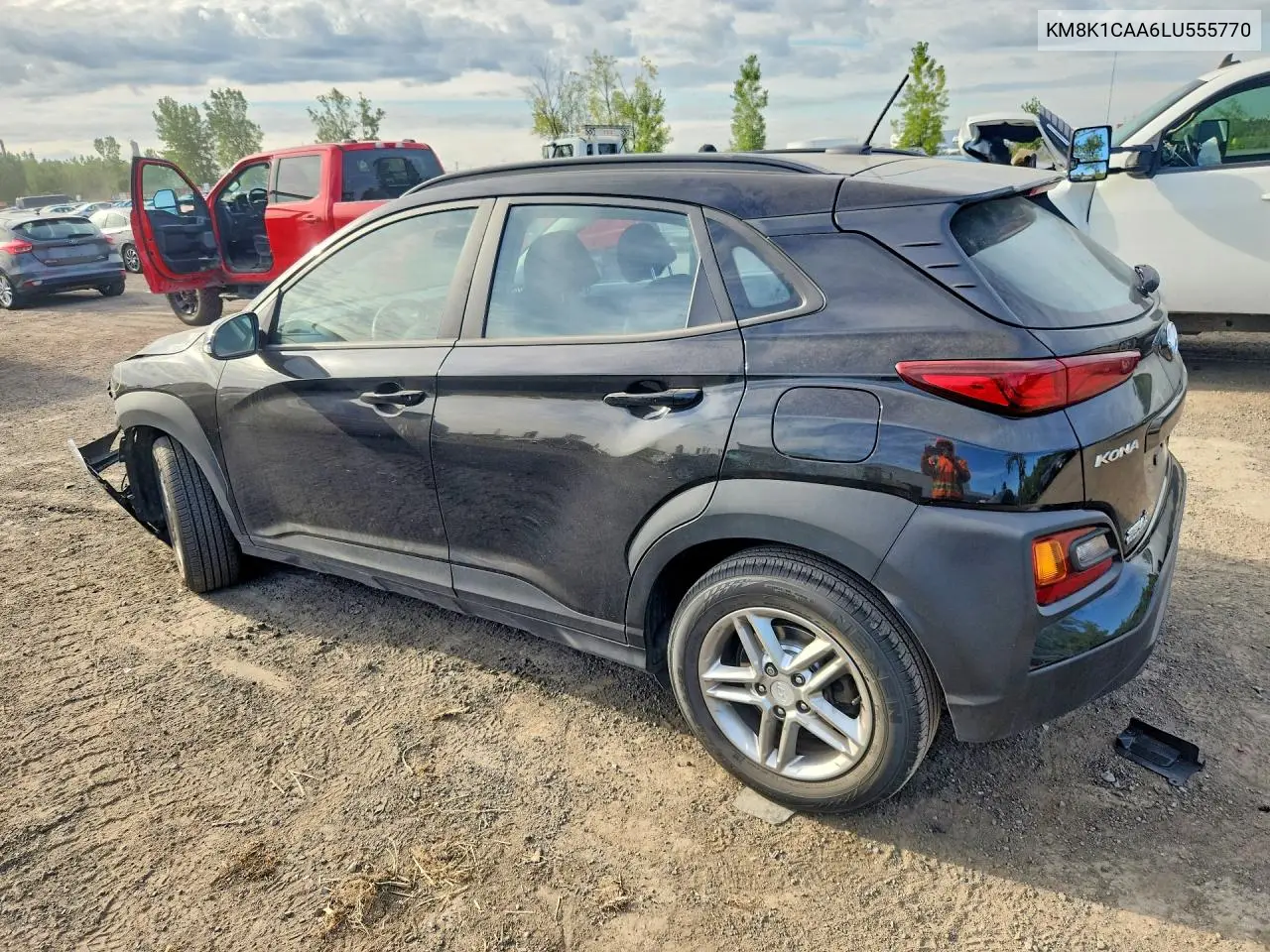 2020 HYUNDAI KONA VIN KM8K1CAA6LU555770 — фото 2