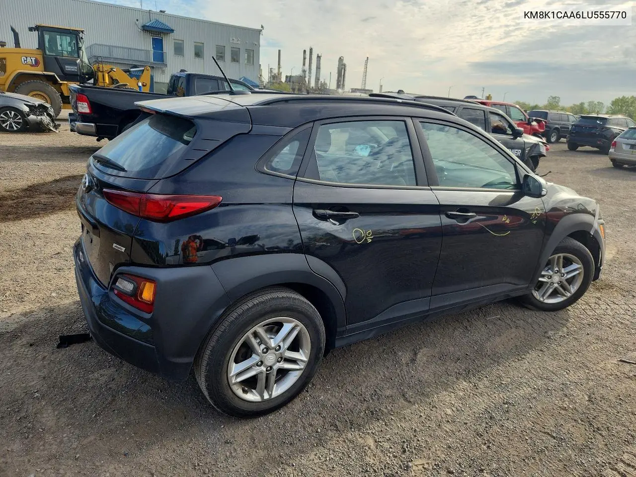 2020 HYUNDAI KONA VIN KM8K1CAA6LU555770 — фото 3