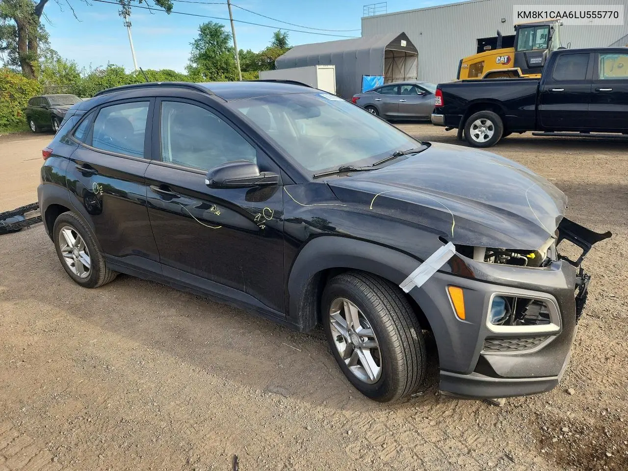 2020 HYUNDAI KONA VIN KM8K1CAA6LU555770 — фото 4