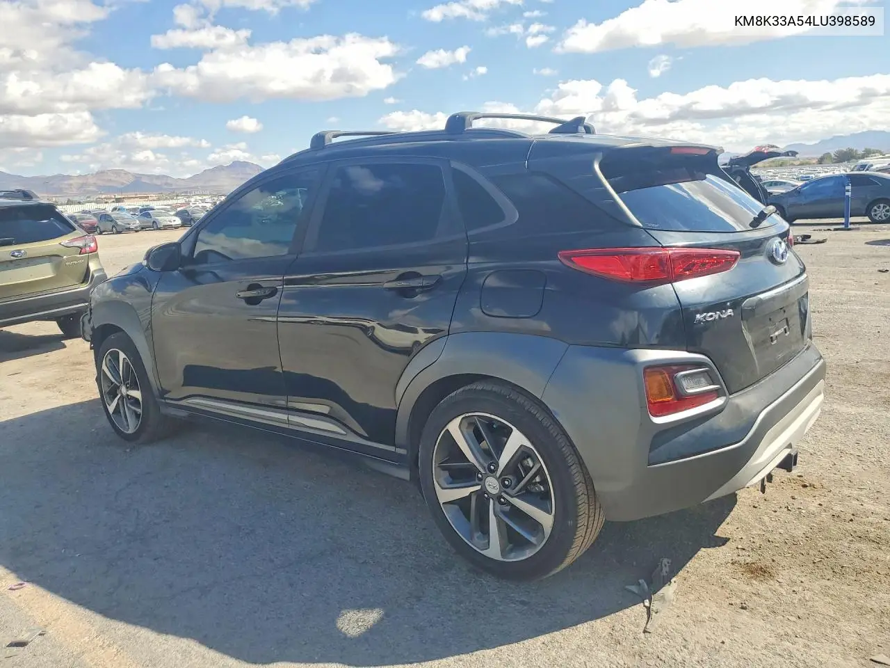 2020 HYUNDAI KONA VIN KM8K33A54LU398589 — фото 2