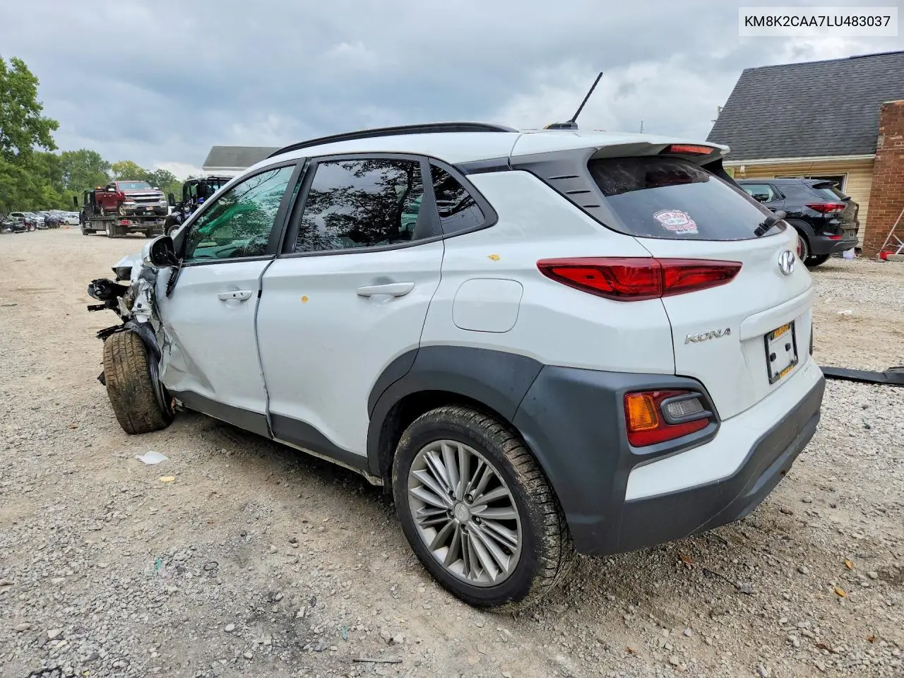 2020 HYUNDAI KONA VIN KM8K2CAA7LU483037 — фото 2