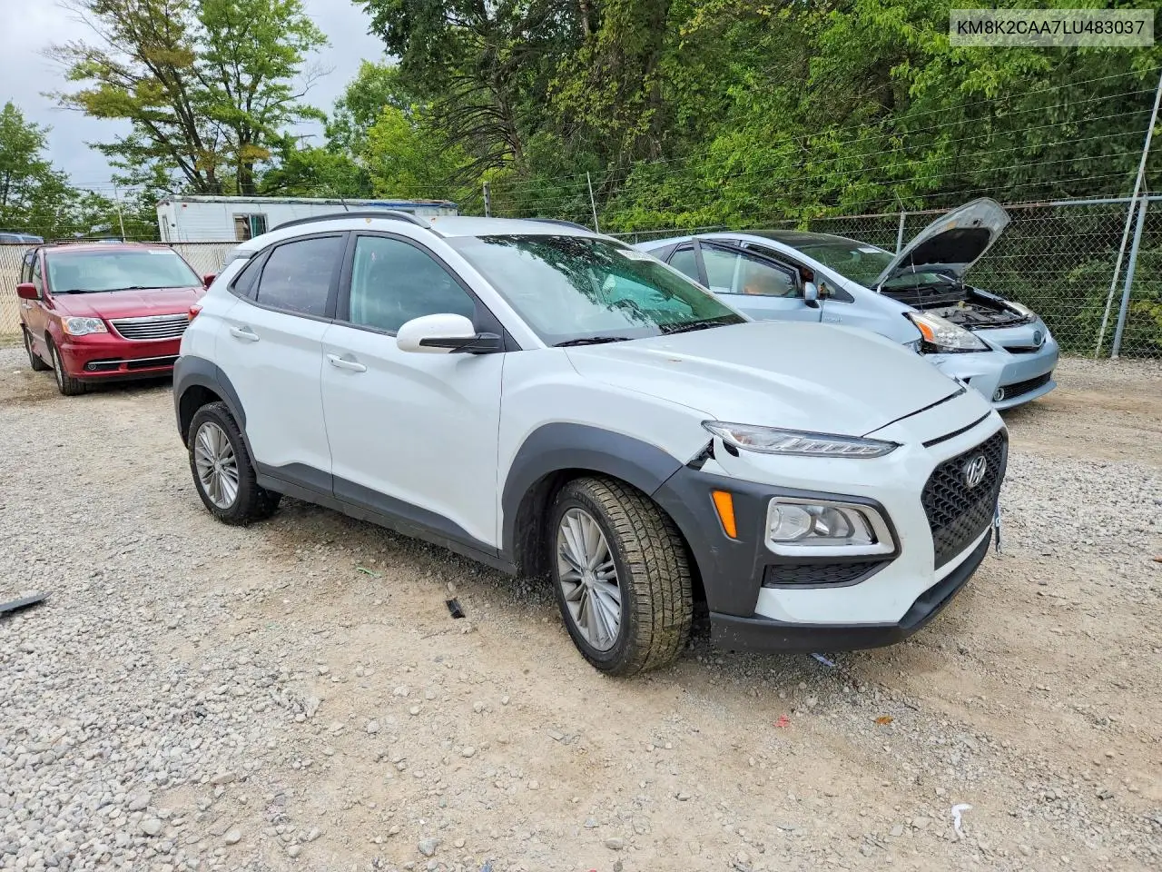 2020 HYUNDAI KONA VIN KM8K2CAA7LU483037 — фото 4